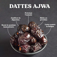 Dattes ajwa premium